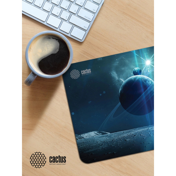 Коврик для мыши Cactus Saturn CS-MPC-P03M