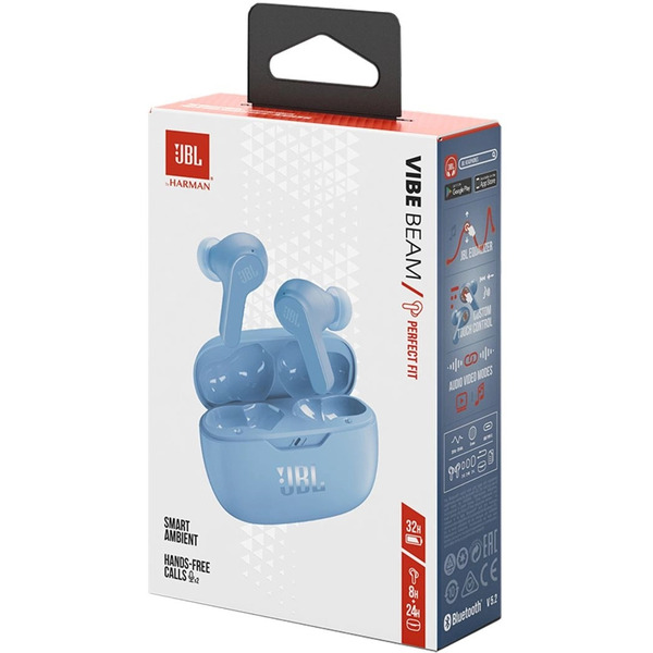 Наушники JBL Wave Beam (JBLWBEAMBLU) синий