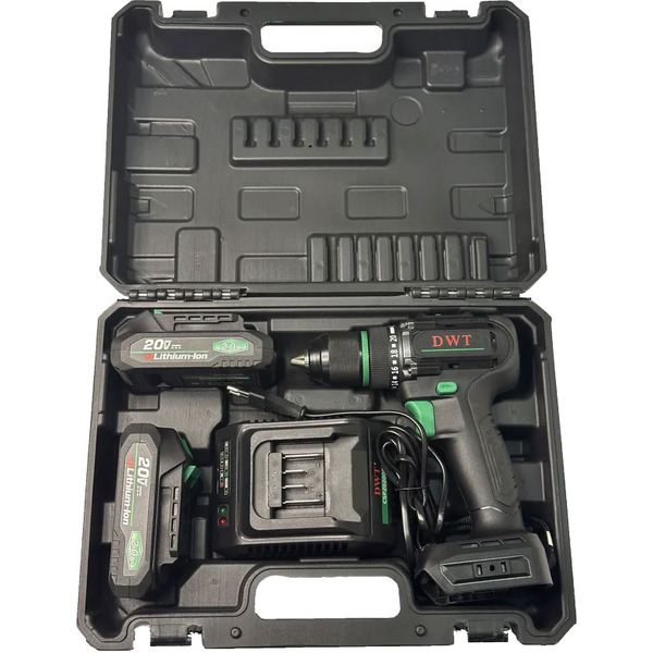 Дрель-шуруповерт аккумуляторная DWT ABSP-20 DNF-2 BMC