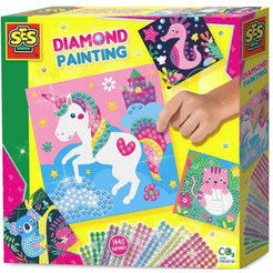 Набор для творчества SES Creative Бриллиантовая картина, Счастливые животные 14701