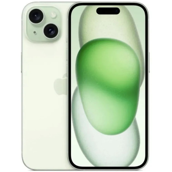 Смартфон Apple iPhone 15 128Gb SIM+eSIM восстановленный Rostock Грейд В (зеленый)