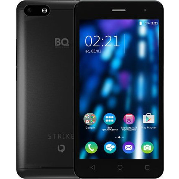 Смартфон BQ Strike Черный Матовый (BQS-5020)