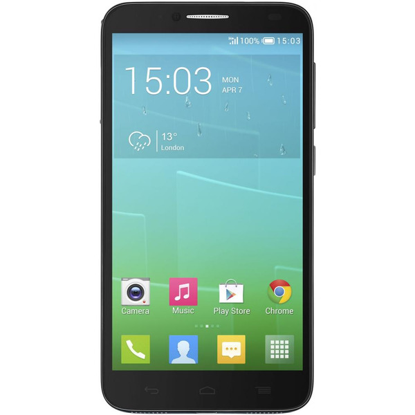 Смартфон ALCATEL 6037K One Touch черный/шоколад (Idol 2)
