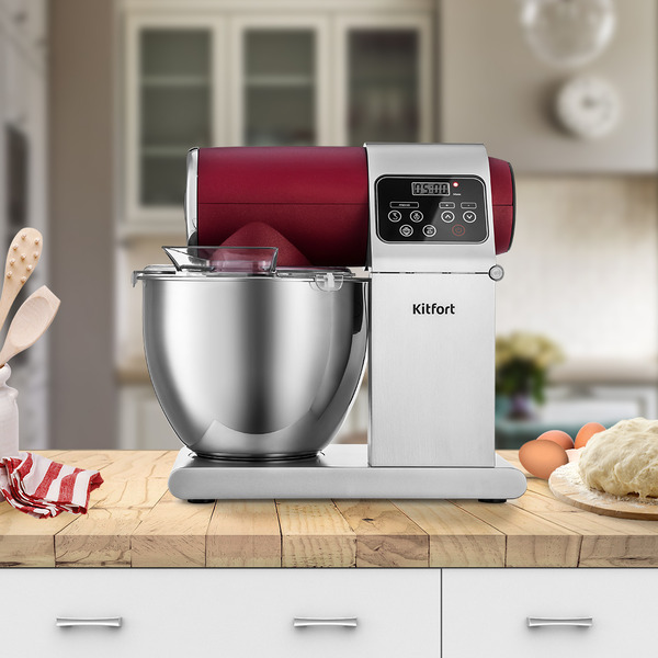 Планетарный миксер Kitfort КТ-3038-3 (красный)