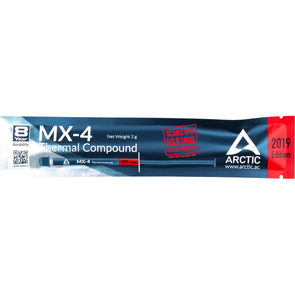 Термопаста Arctic MX-4 2019 ACTCP00007B (2 г)