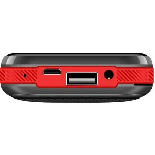 Кнопочный телефон BQ-Mobile BQ-2842 Disco Boom (красный)