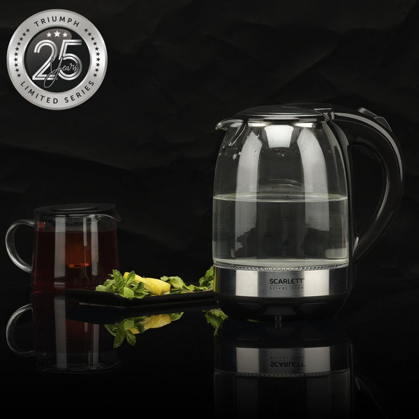 Чайник электрический Scarlett SC-EK27G48 Silver Line