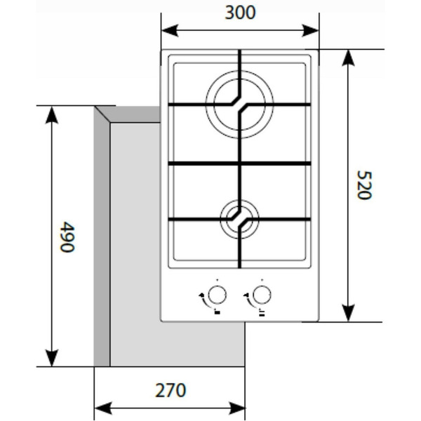 Варочная панель LEX GVG 321 WH