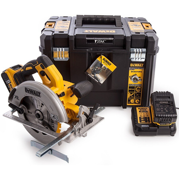 Циркулярная пила DeWalt DCS570P2-QW