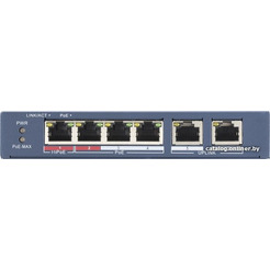 Неуправляемый коммутатор Hikvision DS-3E0106HP-E
