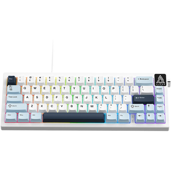 Клавиатура AJAZZ AK650 Sea Salt Switch (синий/белый)