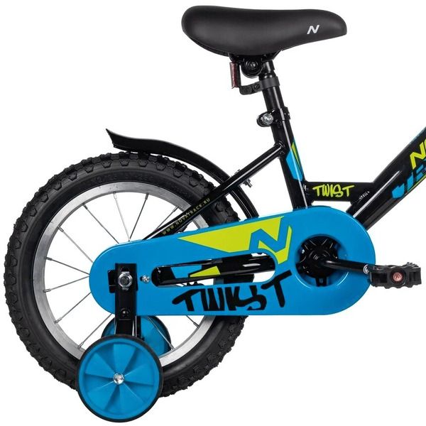 Детский велосипед Novatrack Twist 14 141TWIST.BK5 (черный)