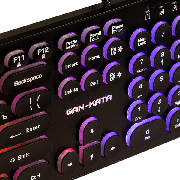 Клавиатура Dialog Gan-Kata KGK-16U (черный)