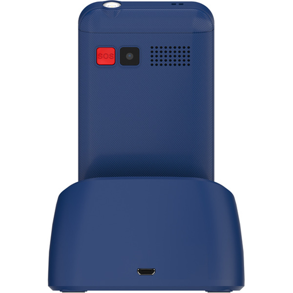 Мобильный телефон Maxvi B231ds +ЗУ WC-114 (синий)