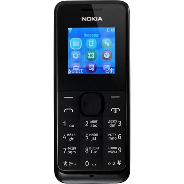 Сотовый телефон Nokia 105 DS RM-1133, black