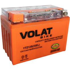 Мотоаккумулятор VOLAT YTZ12S 11Ah (iGEL) L+