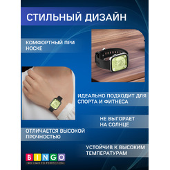 Ремешок Bingo Dotted для HUAWEI Watch Fit 3 (светло-серый)