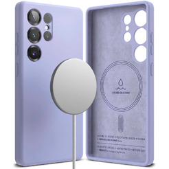 Чехол Ringke SILICONE MAGNETIC для Galaxy S25 Ultra LAVENDER