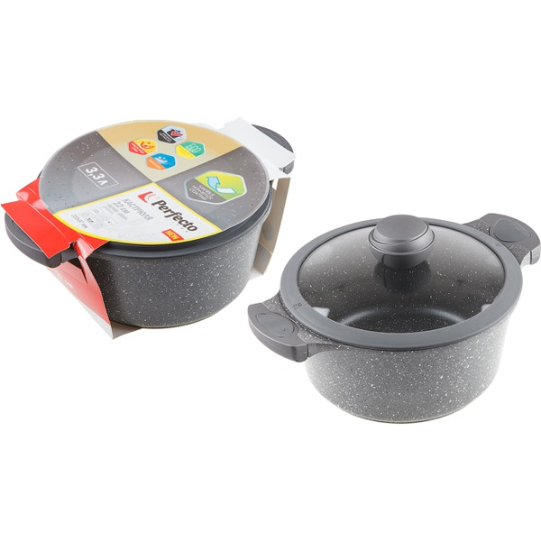 Кастрюля Perfecto Linea Grey 3.3 л (54-220111)