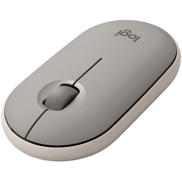 Мышь беспроводная LOGITECH M350 Pebble серый 910-006653