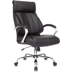 Офисное кресло Бюрократ T-9904NSL/BLACK-PU (черный)