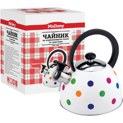 Чайник со свистком MALLONY MAL-0403