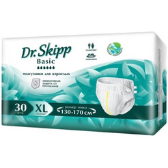 Подгузники для взрослых Dr. Skipp Basic XL (30 шт)
