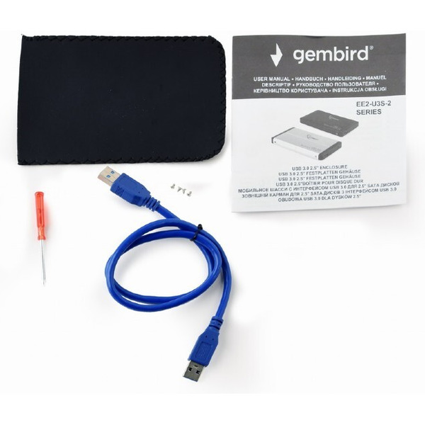 Бокс для жесткого диска Gembird EE2-U3S-2-B