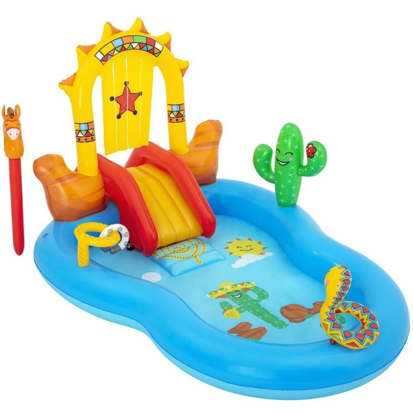 Надувной бассейн Bestway Дикий Запад 53118 (264х188х140 см)