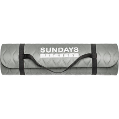 Коврик для йоги и фитнеса Sundays Fitness IR97505C (серый)