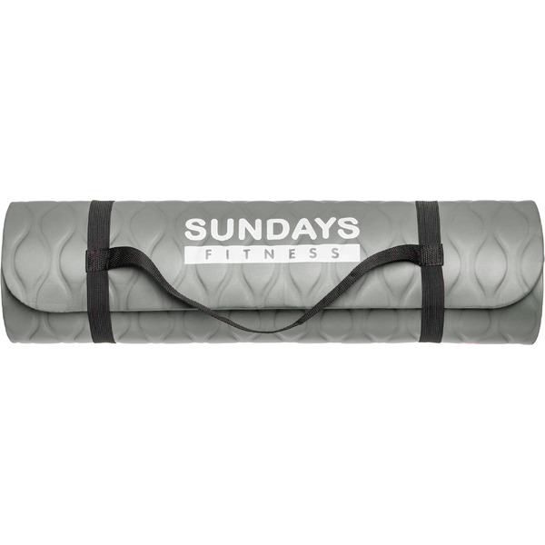 Коврик для йоги и фитнеса Sundays Fitness IR97505C (серый)