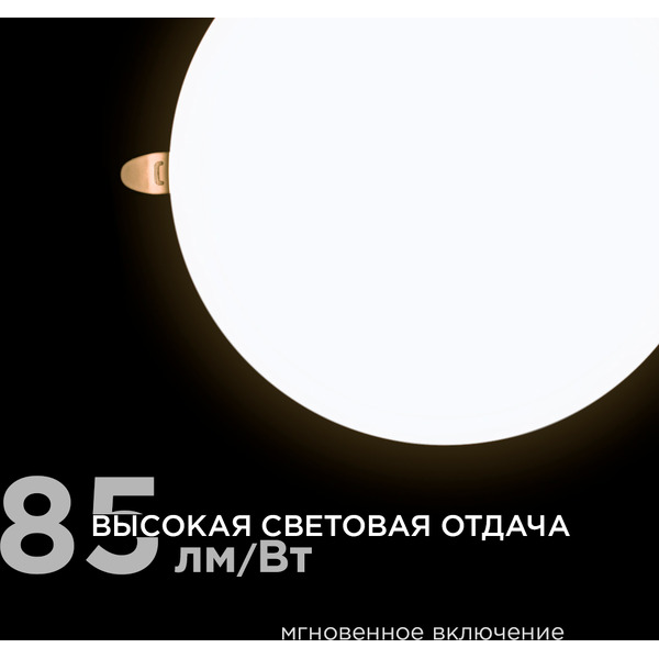 Панель светодиодная встраиваемая APEYRON 06-110