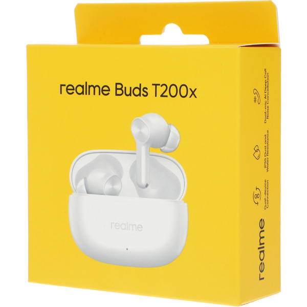 Наушники Realme Buds T200x (белый)