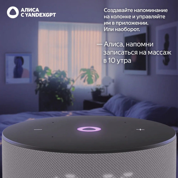 Умная колонка Яндекс Станция Мини 3 (YNDX-00027GRY) серый