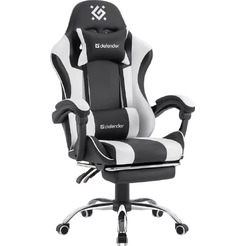 Игровое кресло Defender Tios (черный/белый)