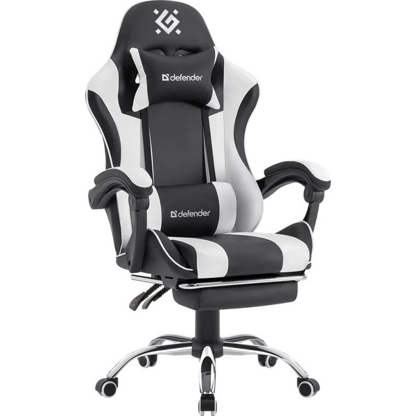 Игровое кресло Defender Tios (черный/белый)