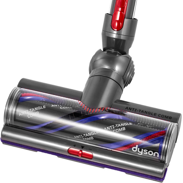 Пылесос вертикальный Dyson V15 Detect Absolute 447033-01 (никель/жёлтый) + Red Line BS-01 16A