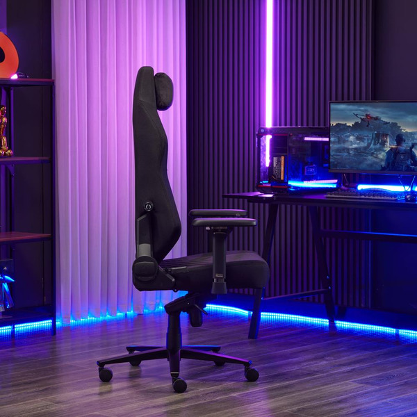 Игровое кресло EVOLUTION TITAN FABRIC Black