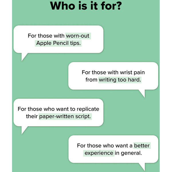 Сменные наконечники Ringke HB Tips для Apple Pencil (3шт)