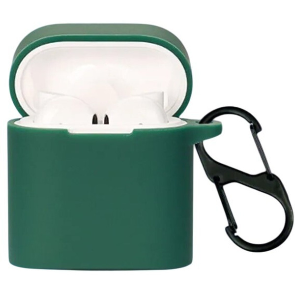 Чехол Bingo Silicone для HAYLOU MoriPods (темно-зеленый)