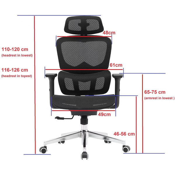 Офисное кресло Byroom Office Ping Black HS-6310-B