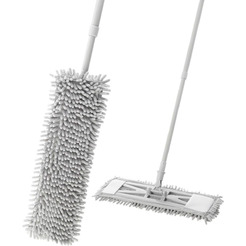 Швабра для пола с насадкой из микроволокна Home Queen 68142