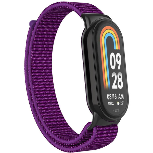 Ремешок Bingo Nylon для Xiaomi Mi Band 8 Фиолетовый