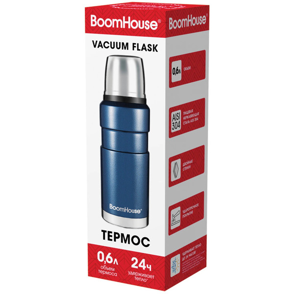 Термос BoomHouse DarkBlue 700309 (600 мл)