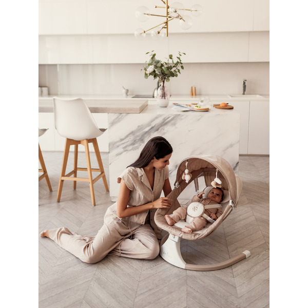 Детский шезлонг Amarobaby Lucky Swing AB23-22LUCKY/03 (бежевый)