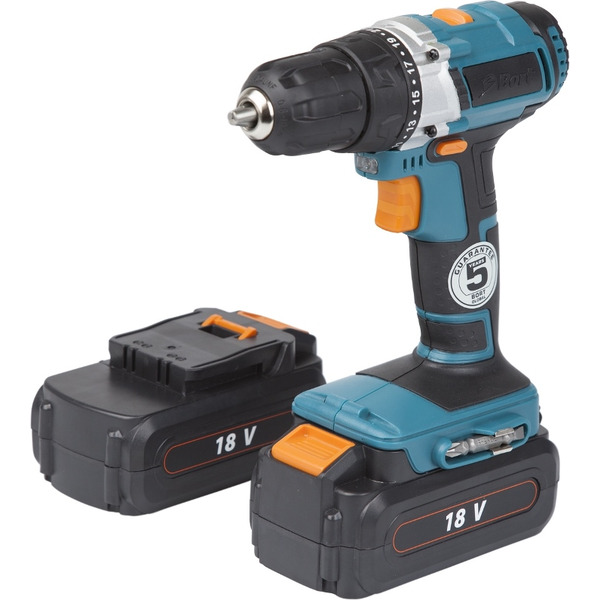 Дрель-шуруповерт аккумуляторная Bort BAB-18Ux2-DK