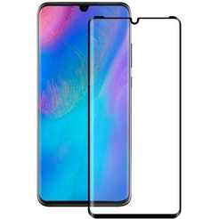 Защитное стекло CASE 3D для Huawei P30 Pro (черный глянец)