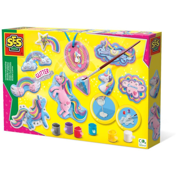 Набор для творчества из гипса SES Creative Единороги 01359