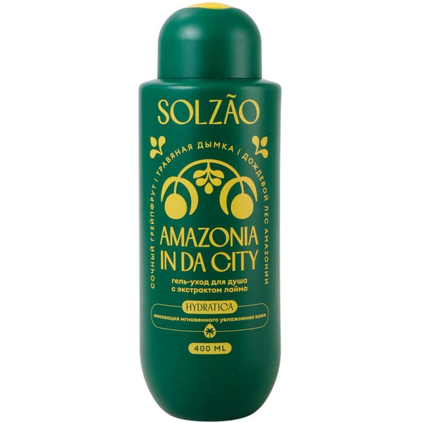 Гель для душа Solzao Amazonia с экстрактом лайма 400 мл