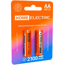 Аккумулятор HOME ELECTRIC АА HR06 2100 mAh BP2